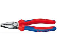 Pince combinée KnipexTête polie, poignées avec gaine de préhension multicomposants bicolore - 03 02 160 SB