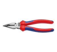 Pince combinée pointue polie avec poignées multi-composants 185mm KNIPEX