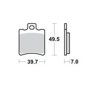 Sbs P771rs Sintered Brake Pads Clair