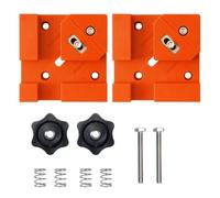 Pince coudée à 90 degrés pour projets de menuiserie précise et construction de meubles - Compatibilité avec plusieurs épaisseurs - 2 pinces renforcées en fibre de verre