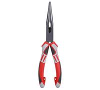 Pince Coupante à Long Bec Effilé Allemande - Demi-Ronds 200mm Professionnelle pour Électriciens Outils Manuels en Acier Chrome Vanadium avec Poignée Ergonomique Antidérapante Électricien Haute Précis