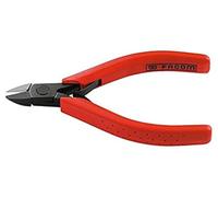 FACOM Pince coupante diagonale 425 – Coupe à ras 110 mm Rouge et Noir
