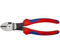 Pince coupante acier Ø 3,8 mm forte démultiplication KNIPEX - 74 02 180