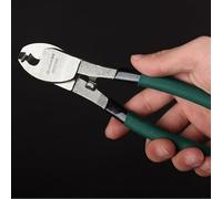 Pince coupante de câble en acier 60# - Outil de serrage manuel - Vert - Ciseaux robustes pour électricien, construction, travaux d'entretien