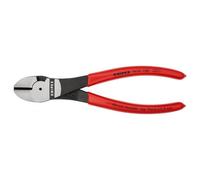Pince coupante diagonale à forte démultiplication avec facette Knipex 74 01 180 180 mm 1 pc(s)
