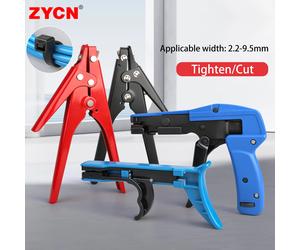 Pince coupante de fixation pour pistolet d'attache de câble, pour outils manuels d'attache en Nylon, largeur de sortie 2.4 à 4.8MM, Tension automatique, haute qualité, robuste TG-100 Tighten up
