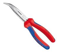 Pince à becs demi ronde 200mm avec tranchant KNIPEX sur carte - 26 22 200 SB