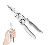 Pince Coupante Dénudeuse | Pince Ciseaux À Câble Puissante Multifonction,Ciseaux à sertir les câbles | Pour Électricien Automobile Maison Réseau Électricité Commercial Solaire Industriel