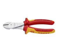 Pince coupante diagonale à forte démultiplication avec facette Knipex 74 06 180