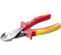 Pince coupante diagonale à forte démultiplication TOOLCRAFT TO-8096811 VDE avec facette 180 mm
