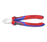 Knipex Pince coupante de côté 70 05 180 – chromée, poignées confortables 180 mm – 1 pièce