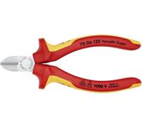 Knipex Pince coupante de côté chromée isolées par gaines bi-matière, certifiées VDE 125 mm, 70 06 125