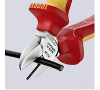 Pince coupante diagonale avec facette Knipex 70 06 140 140 mm 1 pc(s)