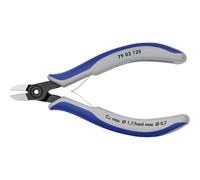 Pince coupante diagonale avec facette Knipex 79 02 125 125 mm 1 pc(s)