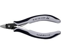 Pince coupante diagonale avec facette Knipex 79 42 125 Z ESD 125 mm 1 pc(s)