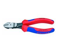 Pince coupante diagonale fort effet de levier KNIPEX - Ressort rouge