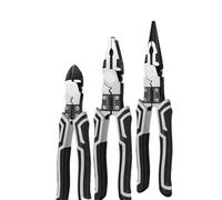 Pince coupante diagonale universelle multifonctionnelle for électricien professionnel, outil de quincaillerie for fils d'acier(Slant forcep 7.5inch)