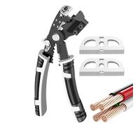Pince Coupante Fil - Outils d'Électricien avec Poignée Ergonomique et Antidérapante,Dénudeur de Câble Électrique - pour Couper, Enrouler, Dénuder et Courber les Fils Électriques