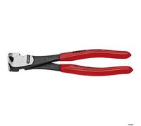 Knipex Pince coupante 67 01 140 – à forte démultiplication, gainées en plastique, 140 mm