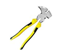 Pince coupante pour clôture, fil barbelé, outils à main multifonctions robustes avec tête de marteau, extracteur de clous pour plier, couper et saisir