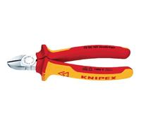Pince coupante VDE 180mm - KNIPEX - 7006 - Acier vanadium - Rouge