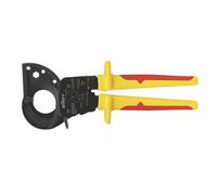 Wiha Wiha Coupe-câbles jusqu’à 300 mm² | Coupe-câbles à cliquet pour câbles Cu et Al | Ciseaux à câble avec principe à cliquet | Coupe-câbles à cliquet pour câbles aluminium et cuivre Quantité:1