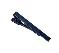 Pince Cravate Homme Pince à cravate for hommes, fermoir barre Simple en métal, accessoires pratiques for, épingle for collier(Deep Blue)