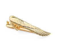 Pince Cravate Homme Pinces à cravate classiques for hommes et femmes, 2 pièces, ailes en métal, accessoires for chemise d'affaires, bijoux(Gold)