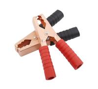 Pince crocodile 200A 140mm, grandes pinces, fil de Test l'onduleur(Black 1Pcs)