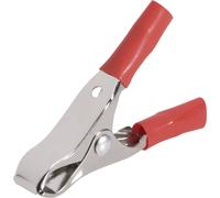 Pince crocodile 50 A rouge BKL Electronic 4011376707031 Plage de serrage max.: 26.8 mm Longueur: 100 mm