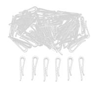 Pince crocodile en forme de U - Pinces crocodile en plastique de 38 mm, occasions appropriées | Clips d'emballage de fixation de chemise en PP avec facilité, Clip de chemise en forme de U pour attache