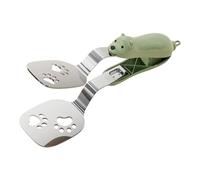 Pince cuisine en acier inoxydable, pince cuisine silicone, pince spaghetti, pince grille pain, pince alimentaire cuisine, pince a spaghetti Pinces à salade, pinces à barbecue (Vert)