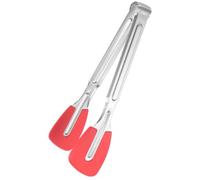 Pince Cuisine Inox pour Barbecue, Steak et Service Quotidien | Poignée Ergonomique, Silicone et Acier Inoxydable, sans Bavure, Portable, pour Banquets et Petits Déjeuners
