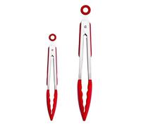 Pince Cuisine Lot de 2 pinces cuisine for barbecue(2Pcs Red)