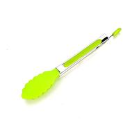 Pince Cuisine Pince de cuisine antiadhésive 20 cm, for salade, pain, barbecue, cuisson, avec système verrouillage(Light green)
