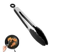 Pince Cuisine,Pince De Cuisine,Pince Cuisine Silicone,Pince Air Fryer,Pince Silicone Air Fryer,Pince Cuisine Inox,Adaptée Pour Retourner Les Hamburgers/Poissons Et Couper La Viande Grillée