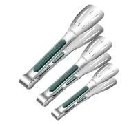 Pince Cuisine Pinces de cuisine 7/9/12 pouces, poignée antidérapante, pince en acier inoxydable for barbecue frit, salade, pain, outils, pinces à viande(3PCS-mixed)