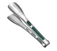 Pince Cuisine Pinces de cuisine antidérapantes en acier inoxydable, pinces à pain for barbecue, accessoires for bar manger(12-inches)