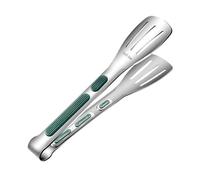 Pince Cuisine Pinces de cuisine en acier inoxydable 304, poignée antidérapante, pinces à viande for barbecue, accessoires grillades, pince nourriture, salade, pain(M)