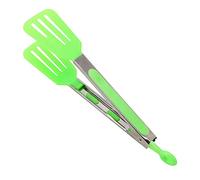 Pince Cuisine Pinces de cuisine, pinces à pizza, steak, barbecue, ustensiles avec manche en acier inoxydable(Green)