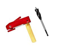 Pince d ' établi ergonomique en aluminium pour tables d ' atelier, D | Base antidérapante pour une fixation sécurisée de la pièce pendant les tâches de coupe pour des matériaux précis