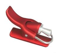 Pince d'aide à la gâchette pour canne à pêche ou surf avec canons de rupture pour protéger l'index et améliorer l'efficacité du lancer pour les pêcheurs à moulinet fixe (rouge)