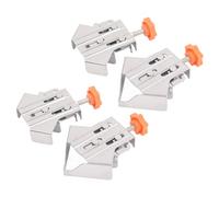 Pince D'Angle 4 Pièces, Pince à Angle Droit Réglable à 90 Degrés en Acier Inoxydable, Résistant à la Rouille, Flexible, Gain de Temps, Assemblage Efficace et Précis,