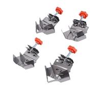 Pince d'angle 4pcs, acier inoxydable ouvert fermé réglable à angle droit à angle droit à angle droit du cadre photo pour bois pour le travail du bois