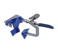 Pince d'angle à 90 degrés, pince à angle droit pour le travail du bois, mâchoires de serrage réglables pour différentes épaisseurs, fixateur d'angle multifonction avec dents