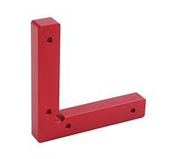 Pince d'angle à Angle Droit de 90 degrés en Forme de L en Alliage d'aluminium pour Outil de Fixation de soudage du Bois Durable antirouille Rouge 4,7x4,7x0,6 Pouces