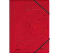Pince d'angle Herlitz easyorga A4 carton rouge