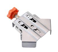 Pince d'angle - Pince à angle droit, pince à angle droit pour le travail du bois, outil de serrage à clip à angle droit en acier inoxydable avec une poignée, étau d'angle à 90 degrés, pivot réglable