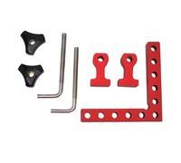 Pince d'angle pour le travail du bois, pince d'angle à 90 degrés, carrés de positionnement, charpentier en alliage en alliage en aluminium pour cadre photo, boîte, armoires, (B)