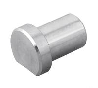 Pince d'arrêt de frein en acier inoxydable pour établi - 19 mm/20 mm - Bloc de limite pour chien - Compatible avec la fixation du bois - Freins antidérapants (20 mm)